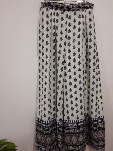 Doll Deluxe ~ Womens Size Large Pants Wide Leg with Tie Flare Leg - Picture 7 of 8