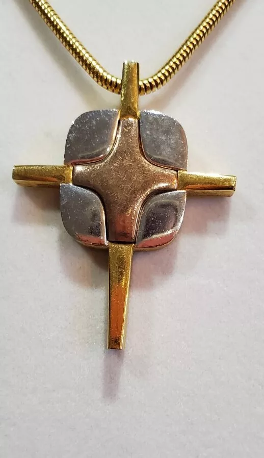 Copper cross sale necklace