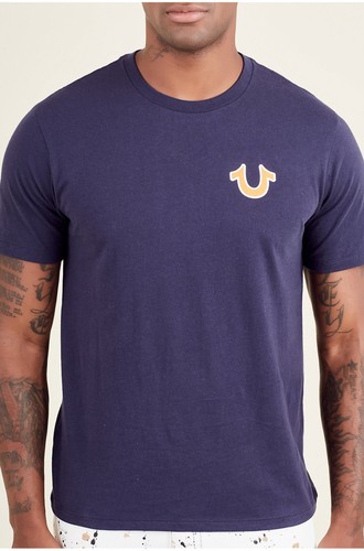 True Religion Men's T-Shirt Buddha Classic Logo Graphic Short Sleeve Tee - Picture 15 of 51
