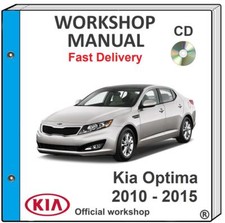 KIA OPTIMA 2010 2011 2012 2013 2014 2015 SERV...