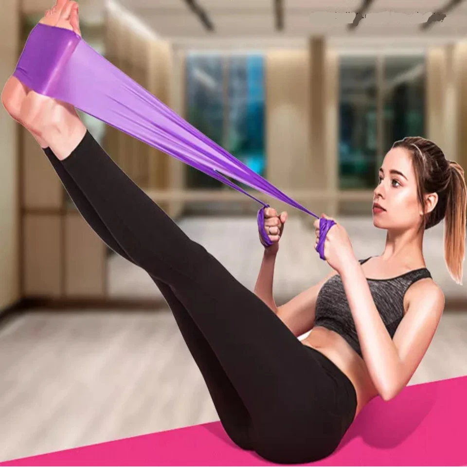 3er-Set Fitnessband Gymnastikband Widerstandsband Training Fit Yoga schlank GUT - Bild 2 von 4