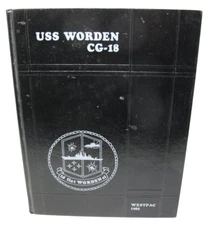 USS WORDEN CG-18 WESTPAC INDIAN OCEAN 1985 CRUISE BOOK Kris Kristofferson