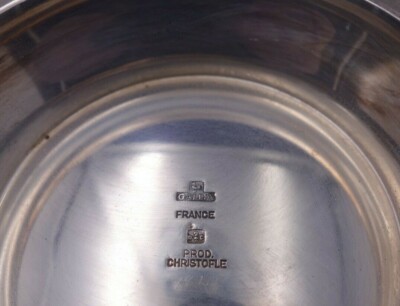 Malmaison by Christofle Gallia French Silverplate Tea Set 4pc