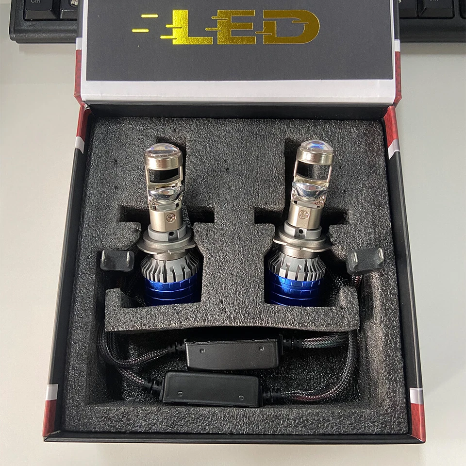 2x H7 LED Faro Bombilla Lente Alto/Bajo 6000k Para Mercedes-Benz ML320 2000-2003 Foto 2 de 4