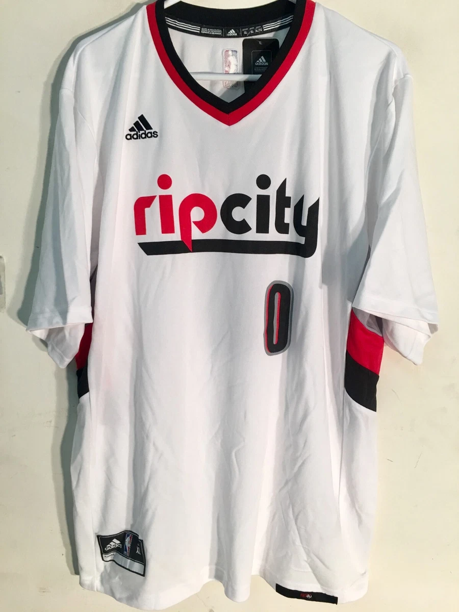 nike Damian Lillard Rip City Portland NBA Basketball Jersey 44