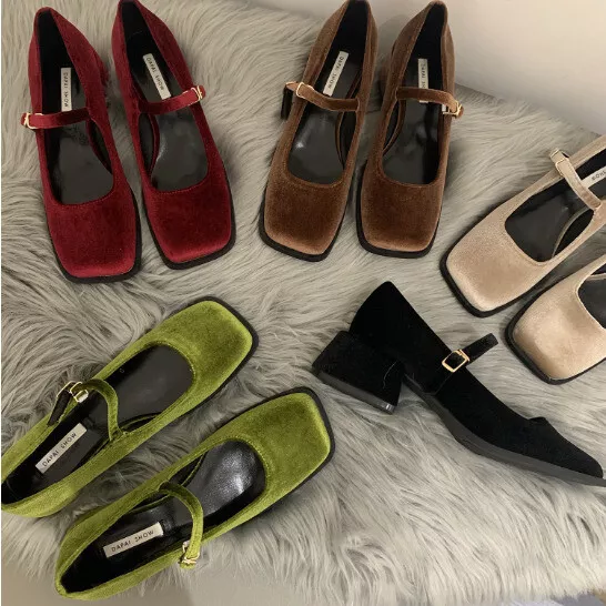 Velvet mary store jane heels