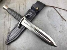 Custom Handmade Tool Steel Micarta Handle Hunting Bowie Knife Survival Knife
