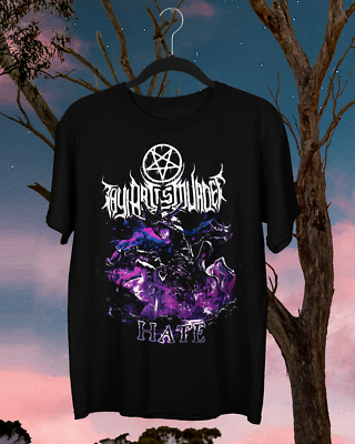 #ad #ad Thy Art Is Murder Purple Hate Band Short Sleeve Black All Size Shirt AC1165 $22.49