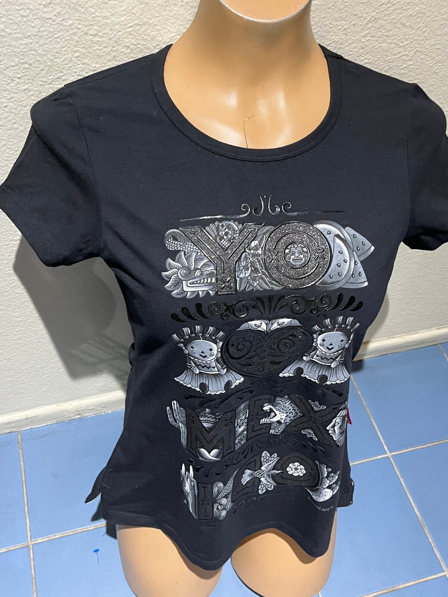 トップス Stone  shirt Karani Art Graphics BLACK Tee T Shirt - Women's Jrs Sz S - NEW | eBay