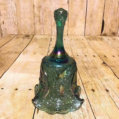 Campana artesanal de abeto verde Fenton Cape Cod carnaval - Imagen 4 de 7