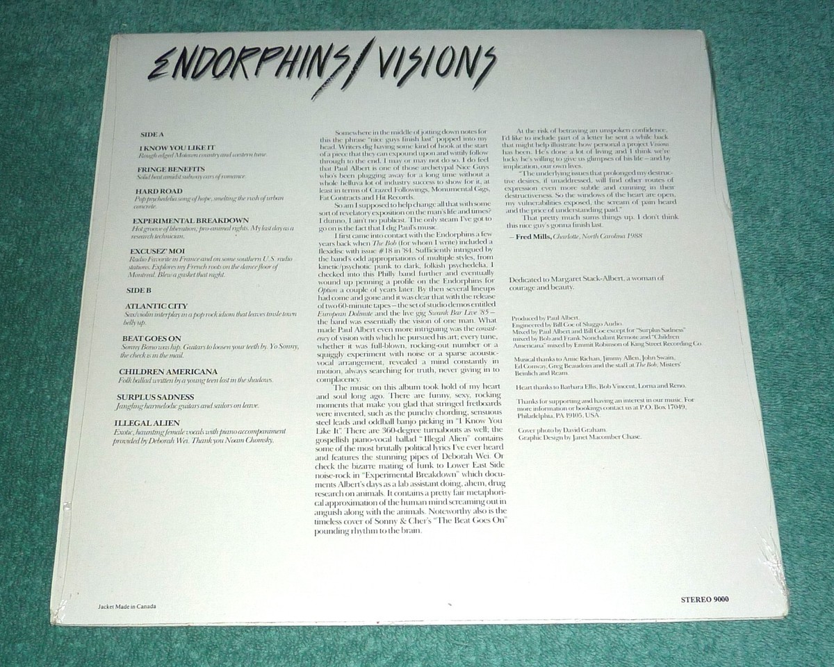 VINYL LP by ENDORPHINS 