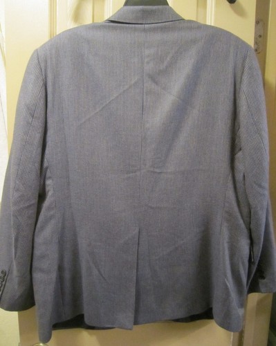 SZ 42S CHIAVARI LANIFICIO GALTES MENS BLUE SILK WOOL BLND SUIT JACKET BLAZER EUC - 第 7/7 張圖片