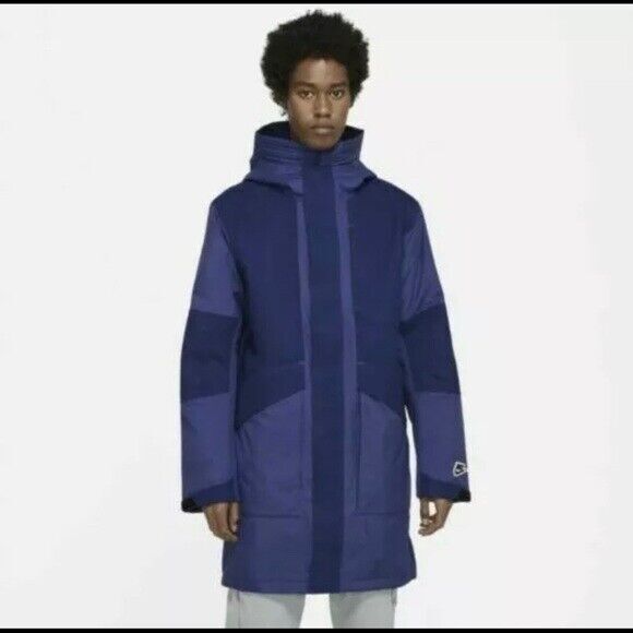 Куртка-парка Nike NSW Hyper-Shield сине-черная CZ2867-492, мужской размер M & L