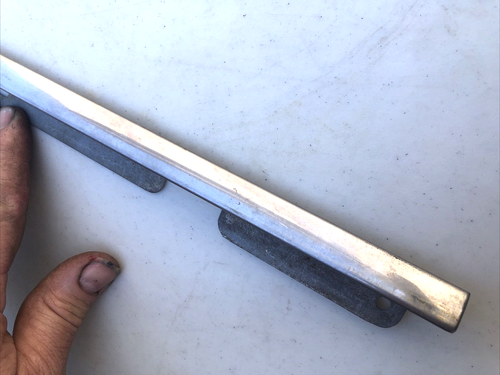CORONET GTX ROAD RUNNER REAR UPPER DOOR PANEL CHROME MOLDING TRIM STRIP LEFT - Picture 3 of 21