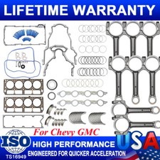Engine Rebuild Kit Bearings Gasket Conrods For Gm Gmc Chevy Ls 4.8l 5.3l 6.0l Us