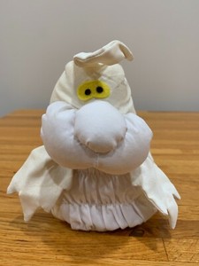 Applause Pufflet Spooky Ghost Plush Stuffed Animal 6” Halloween 1987 Vintage