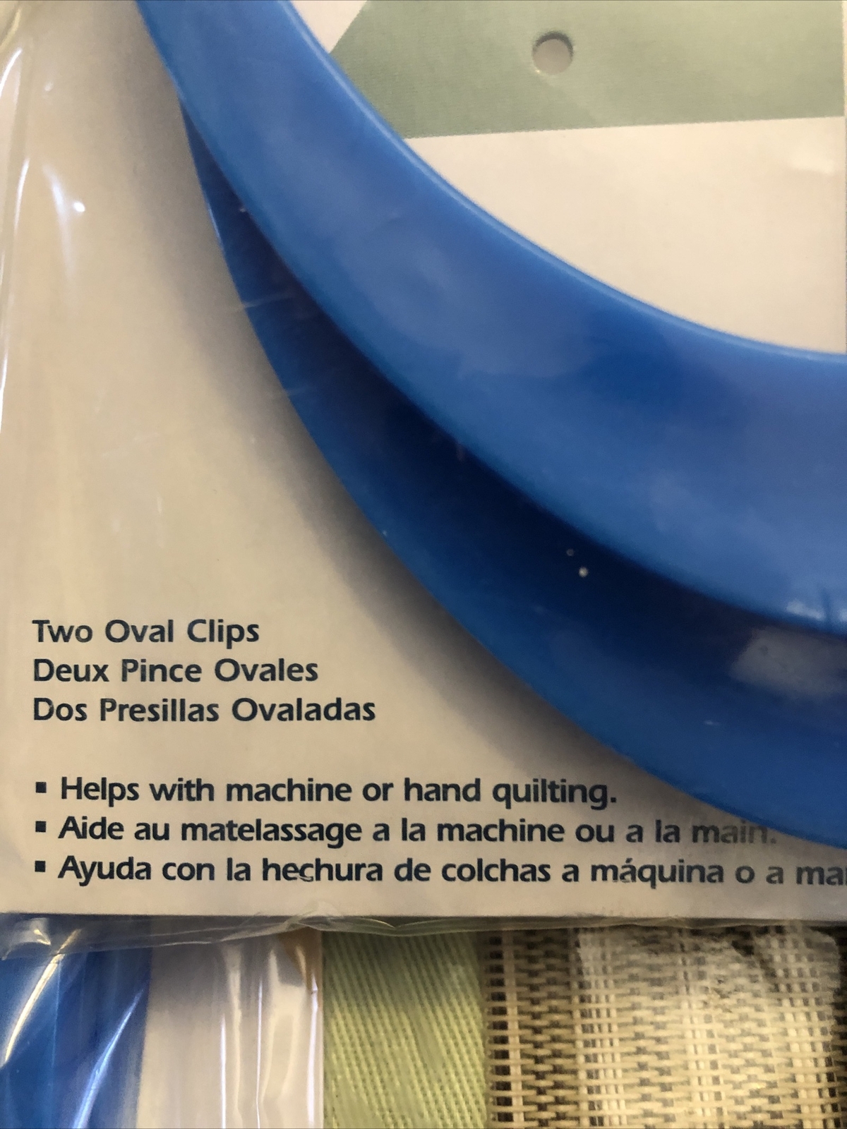 Two Wrights EZ Quilting Quilt Clips2/Pkg, (Total 4 Clips) Blue Colour