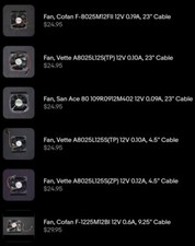 Avid Digidesign VENUE Fan & Fan Cable ***TEST...