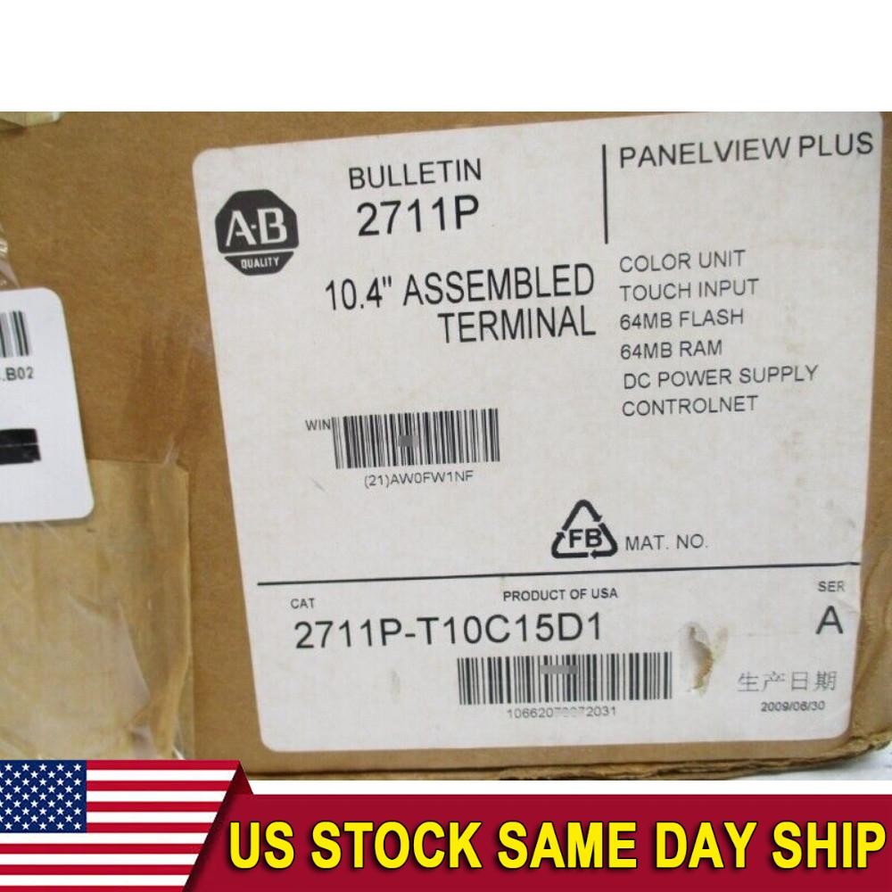 S ALLEN BRADLEY 2711P-T10C15D1 PanelView Plus Terminal US Free Tax