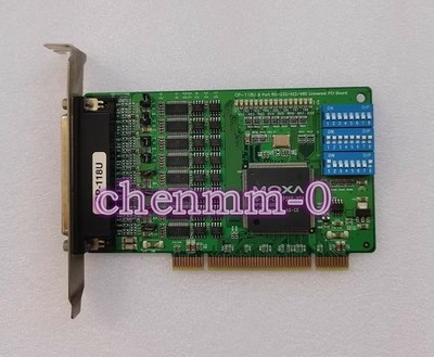 1PC used MOXA CP-118U RS232/422/485 serial port card #YY
