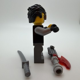 LEGO Ninjago: CYRUS BORG (Overborg) MINFIGURE Rebooted from (70722) w/ Weapons