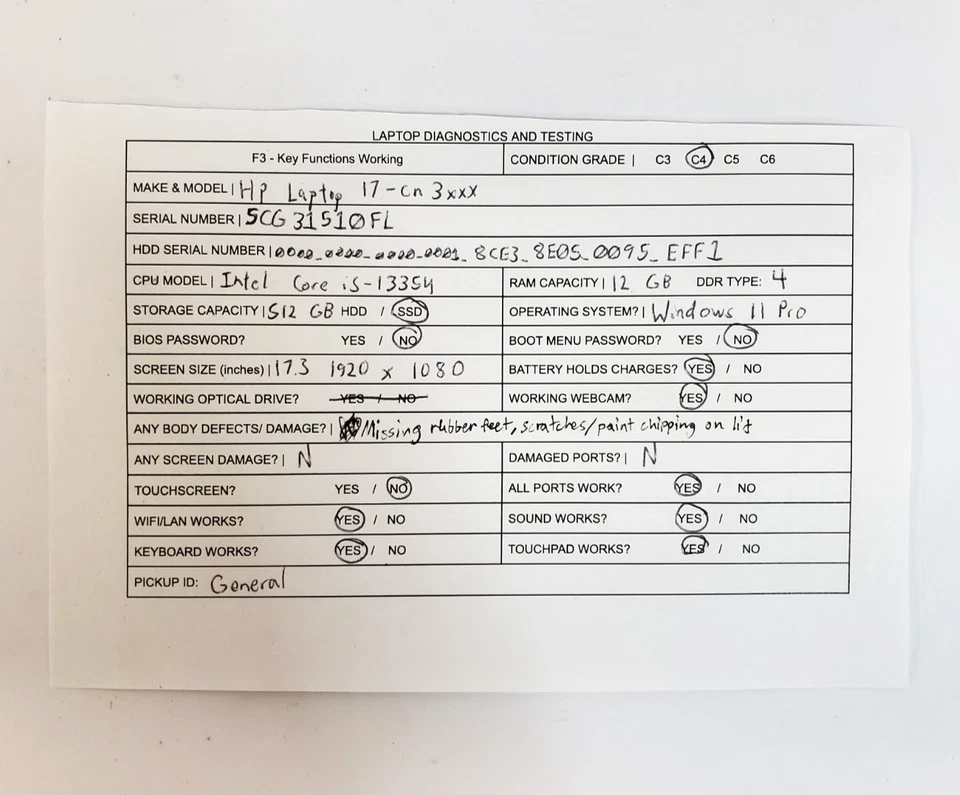 Portátil HP 17-CN3XXX 17,3" Intel Core i5-1335U 12 GB RAM 512 GB SSD Windows 11 Pro Foto 2 de 4