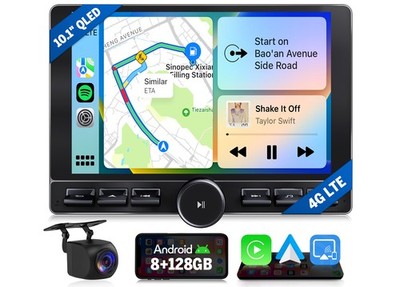 UX6K2 PRO MAX Android 10.1 inch QLED 8+128 2DIN Car Stereo CarPlay Octa-Core CPU