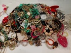 6.5 lb Broken Jewelry Lot Craft Repair Salvage Estate Mixed Costume Vintage