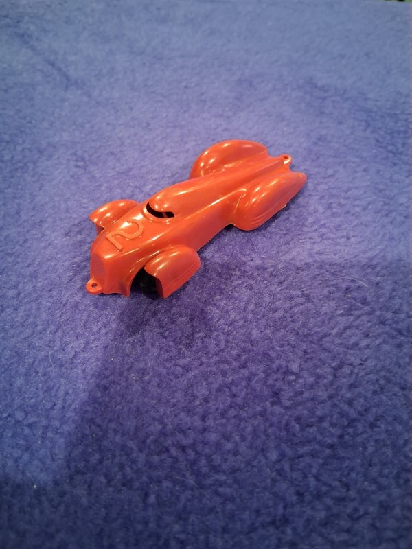 Vintage  1950s Red  Plastic Car