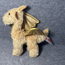 Melissa  Doug SOFT  SHINY GOLD LUSTER DRAGON 10" Plush Stuffed Animal Toy