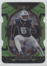 2022 Panini Select Concourse Neon Green Prizm Die-Cut /299 Donovan Wilson 10k8