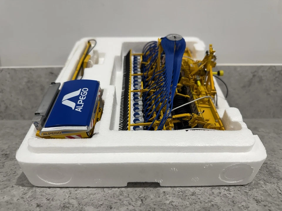 ROS - Alpego Kreiselegge, Säbalken & Hopper - 601802 - Maßstab 1:32 - neuwertig/neu - Bild 3 von 4