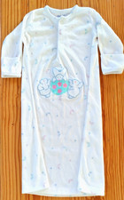 Vintage Absorba Infant Sleeper Gown with Polar Bears  Star Ball