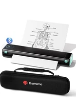 Phomemo M08F Wireless Bluetooth Portable Thermal A4 Printers with Carry Case lot