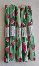 Crafter's Square Watermelon Print 100% Cotton cut CRAFT FABRIC 18" x 21" NEW