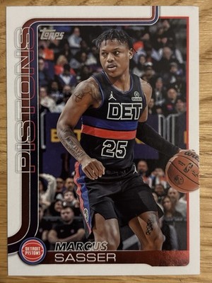 Topps NBA Flagship 2025/26 Marcus Sasser Nr.46 Detroit Pistons Trading Card