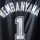 Victor Wembanyama Signed San Antonio Spurs Pro Style Basketball Jersey COA