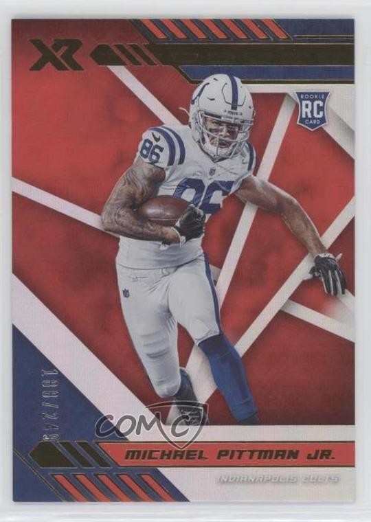 2020 Panini XR Rookie Red 188/249 Michael Pittman Jr #122 Rookie RC 09an