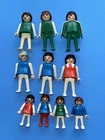 Lot Of 10 Playmobil People Man Woman Granny Girl Boy Vintage Glasses Cape