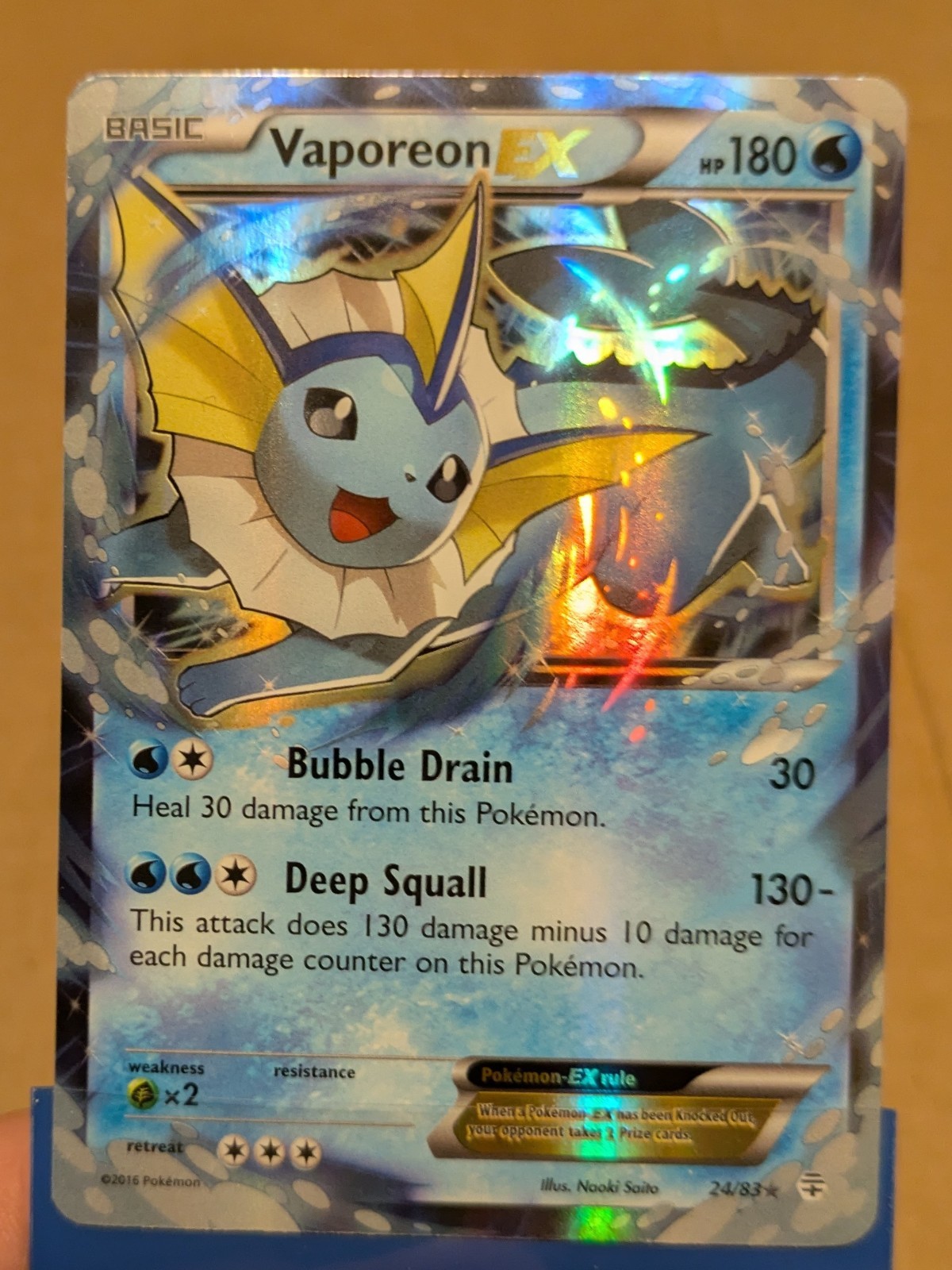 Vaporeon EX — Generations