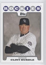 2008 Topps Clint Hurdle #218 9ap