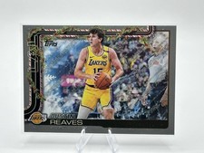 2025-26 Topps Holiday Austin Reaves Silver Glitter H120 Los Angeles Lakers