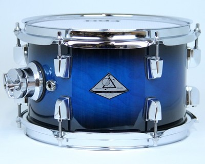 Muzzio Drums Element 2 Electronic Drum Pad 10x6 Blue Brst Wood Finish New!