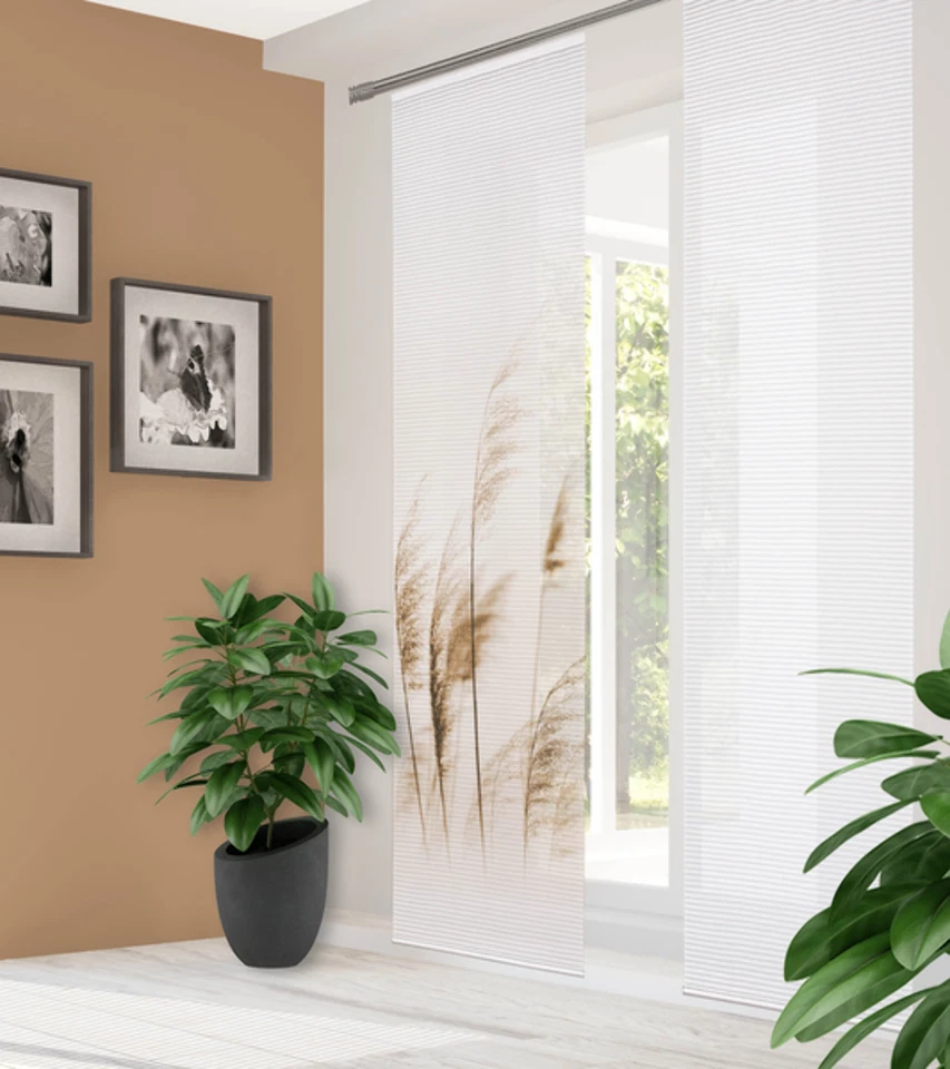 Schiebevorhang Pamilo - Polyester - 60 x255 cm - Sand - Bild 1 von 1