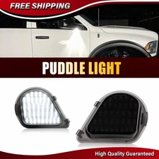 LED Side Mirror Turn Signal Puddle Lamp For Dodge Ram 1500 2500 3500 4500 5500