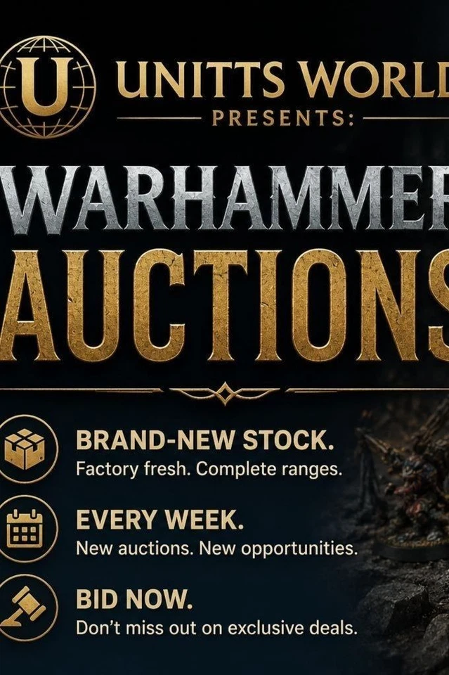Warhammer Auctions!!!  Brand New Products!