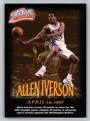 1997 Fleer Million Dollar Moments #13 Allen Iverson