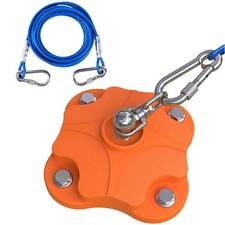 Dog Tie Out Stake with 30ft Cable, Heavy Duty 200lb Capacity, Double 360  S