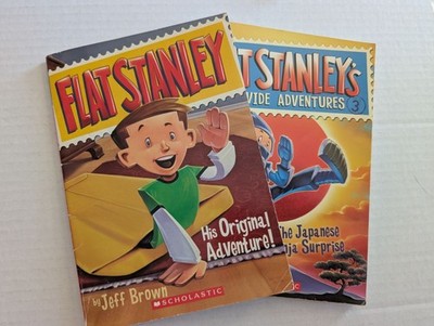 Flat Stanley His Orginal Adventure & Book 3 Jeff Brown  PB Ninja  Surprise