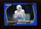 2025 Panini Blue Shimmer Prizm Black #197 Arch Manning RC Rookie AUTO /15
